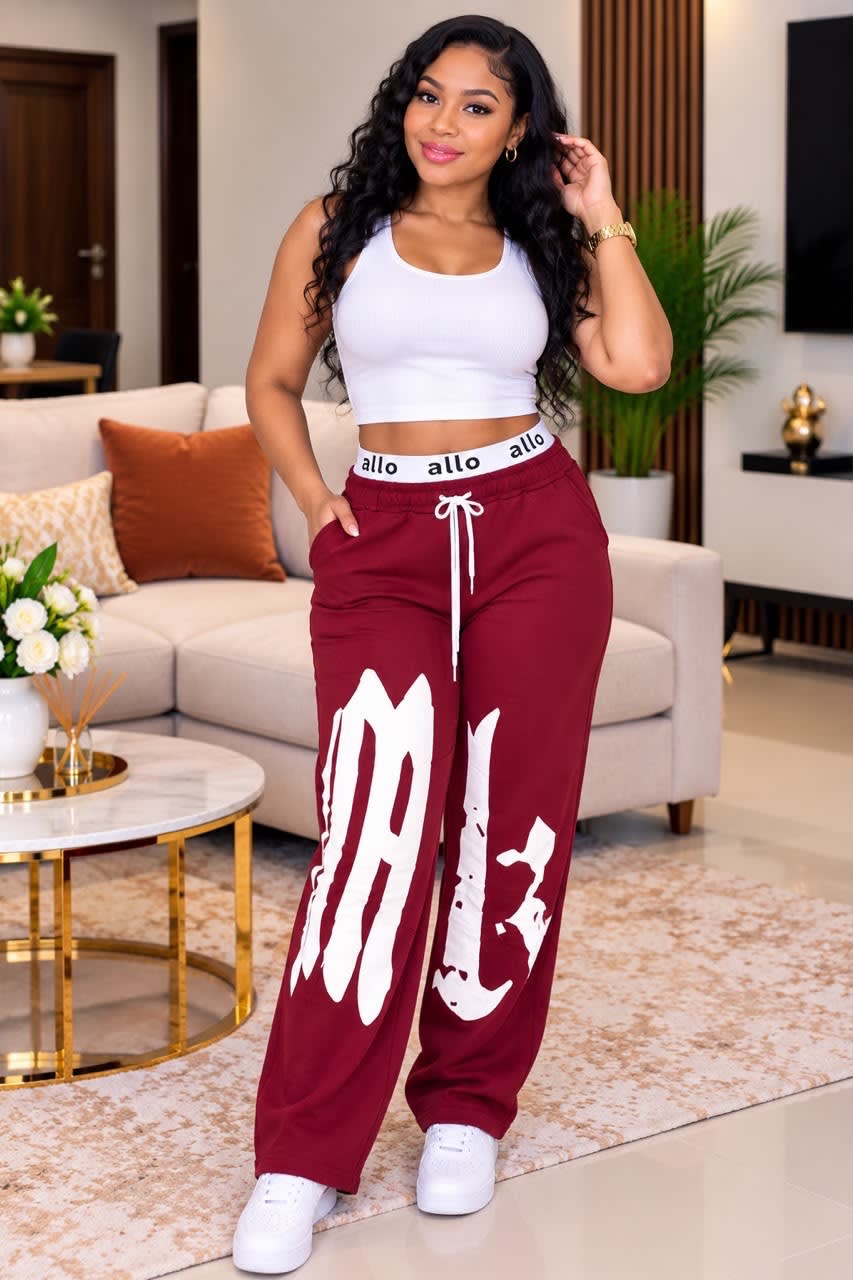 Pantalon bas large  — photo 1