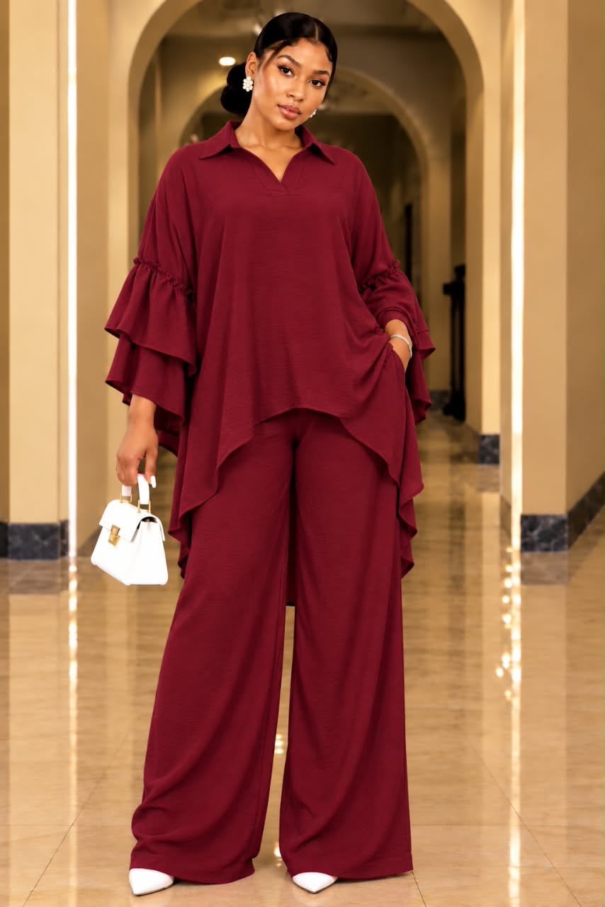 Ensemble shemise Pantalon bas large .  — photo 1