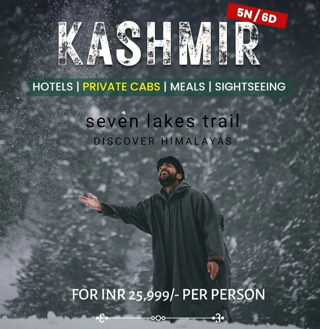 Kashmir Valley 1 week Exploration / Sight seeing