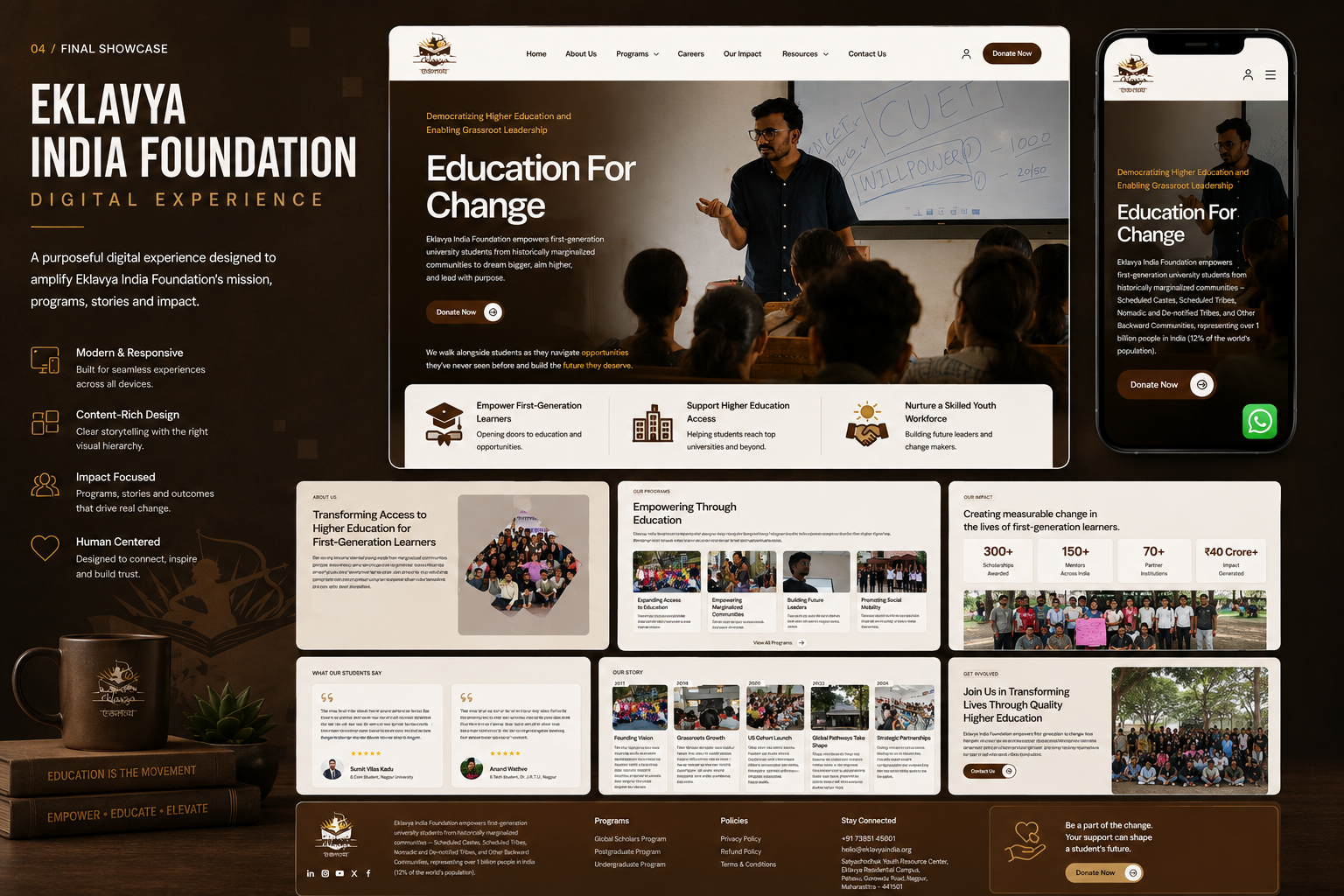 Eklavya India Foundation Final Editorial Visual Detail