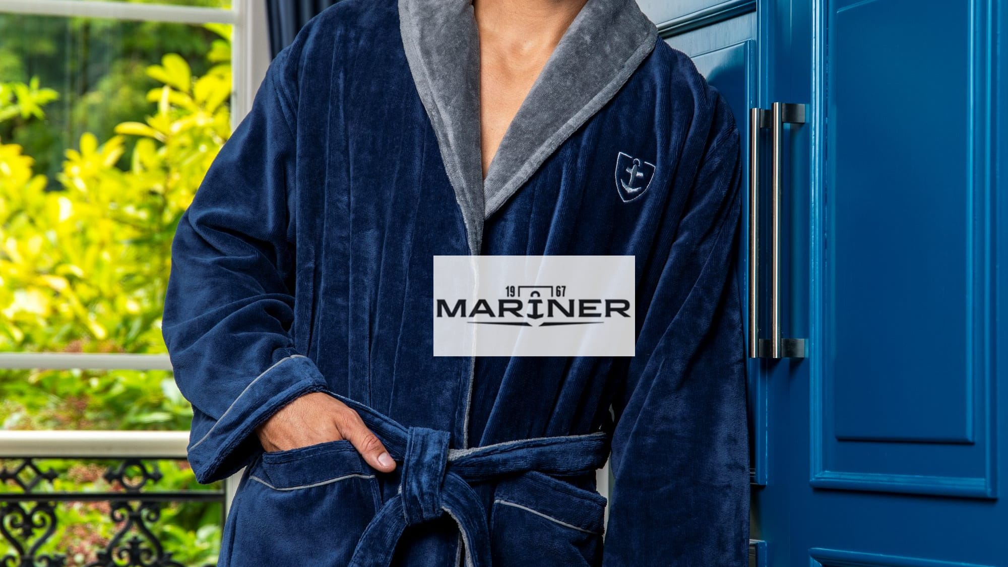 Le Confort Ultime: Le Pyjama Long Ouvert 100% Coton Mariner