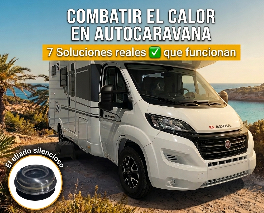 Cómo combatir el calor en tu autocaravana este verano: 7 soluciones reales que funcionan