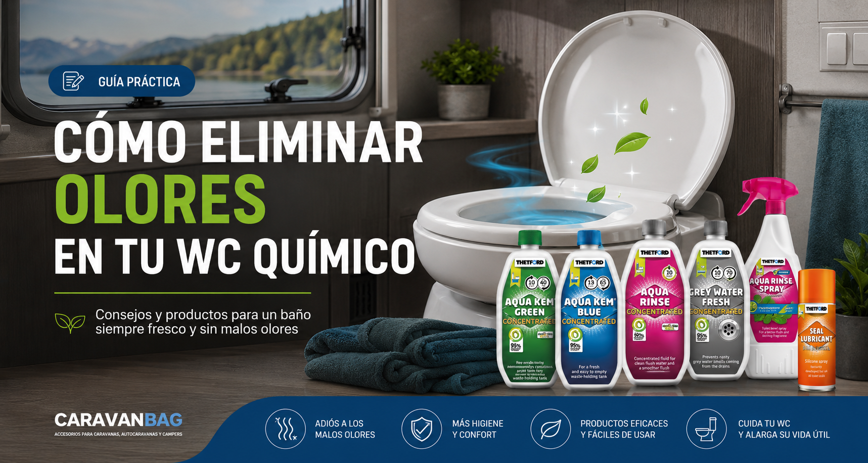 Cómo eliminar el mal olor del WC químico de una autocaravana o camper