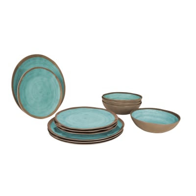 MELAMINA HALO AQUA BO CAMP 12PCS AZUL