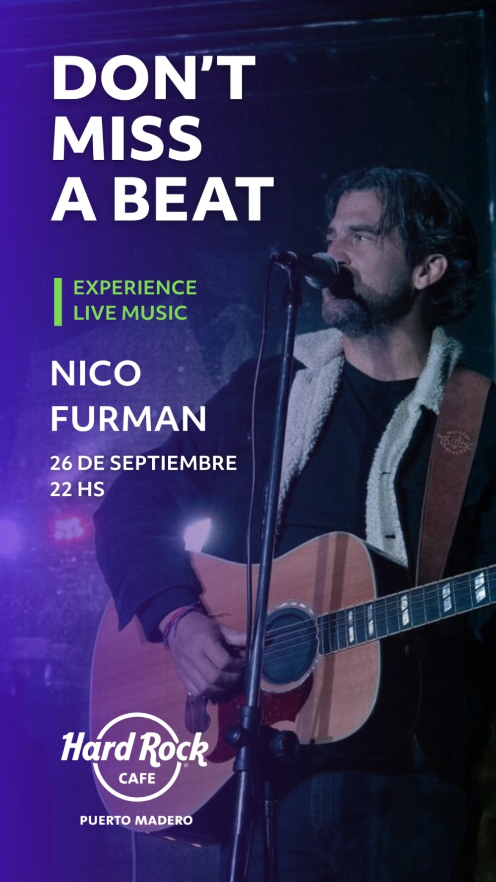 26 de Septiembre ~ NICO FURMAN HARD ROCK