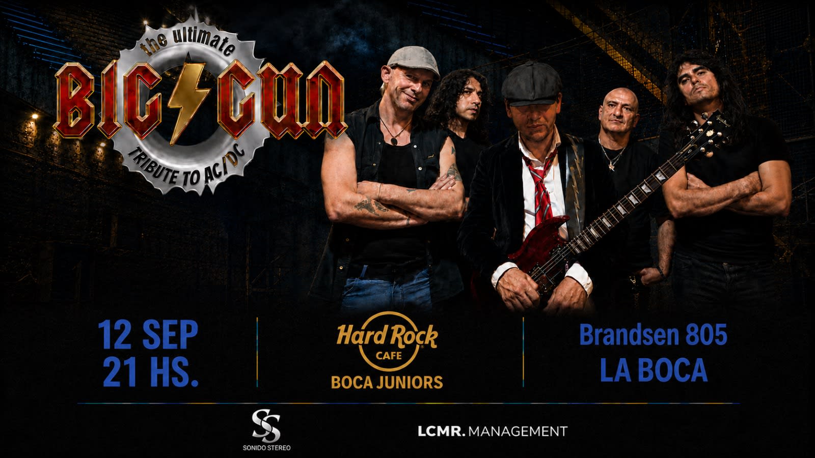 BIG GUN – POR PRIMERA VEZ EN HARD ROCK CAFE BOCA JUNIORS | TRIBUTO A AC/DC