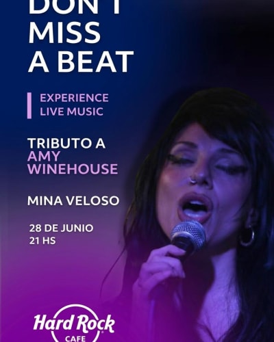Mina Veloso tributo a Amy Winehouse