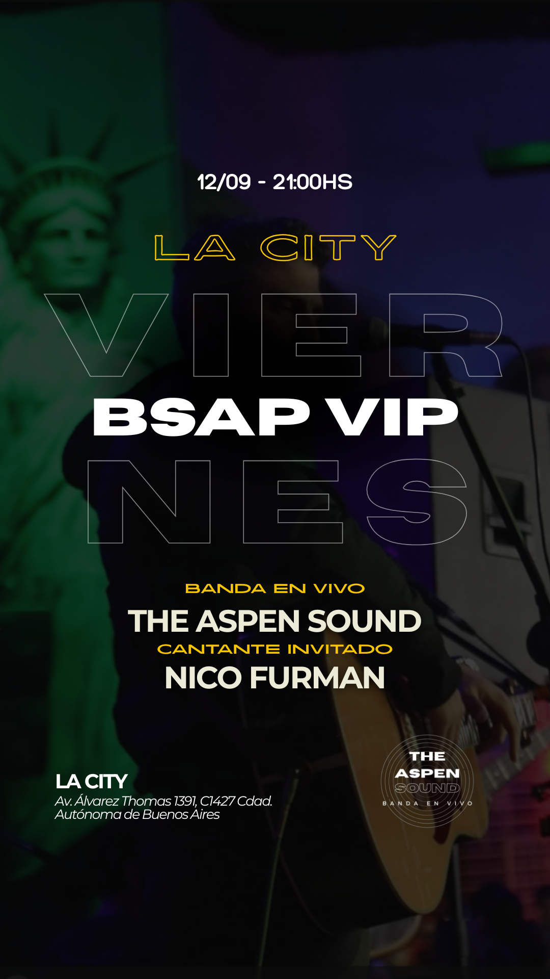 BSAS VIP: La City con The Aspen Sound