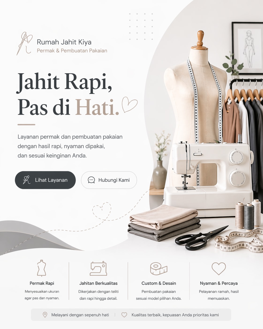 Rumah Jahit Kiya - Jasa Jahit Purworejo