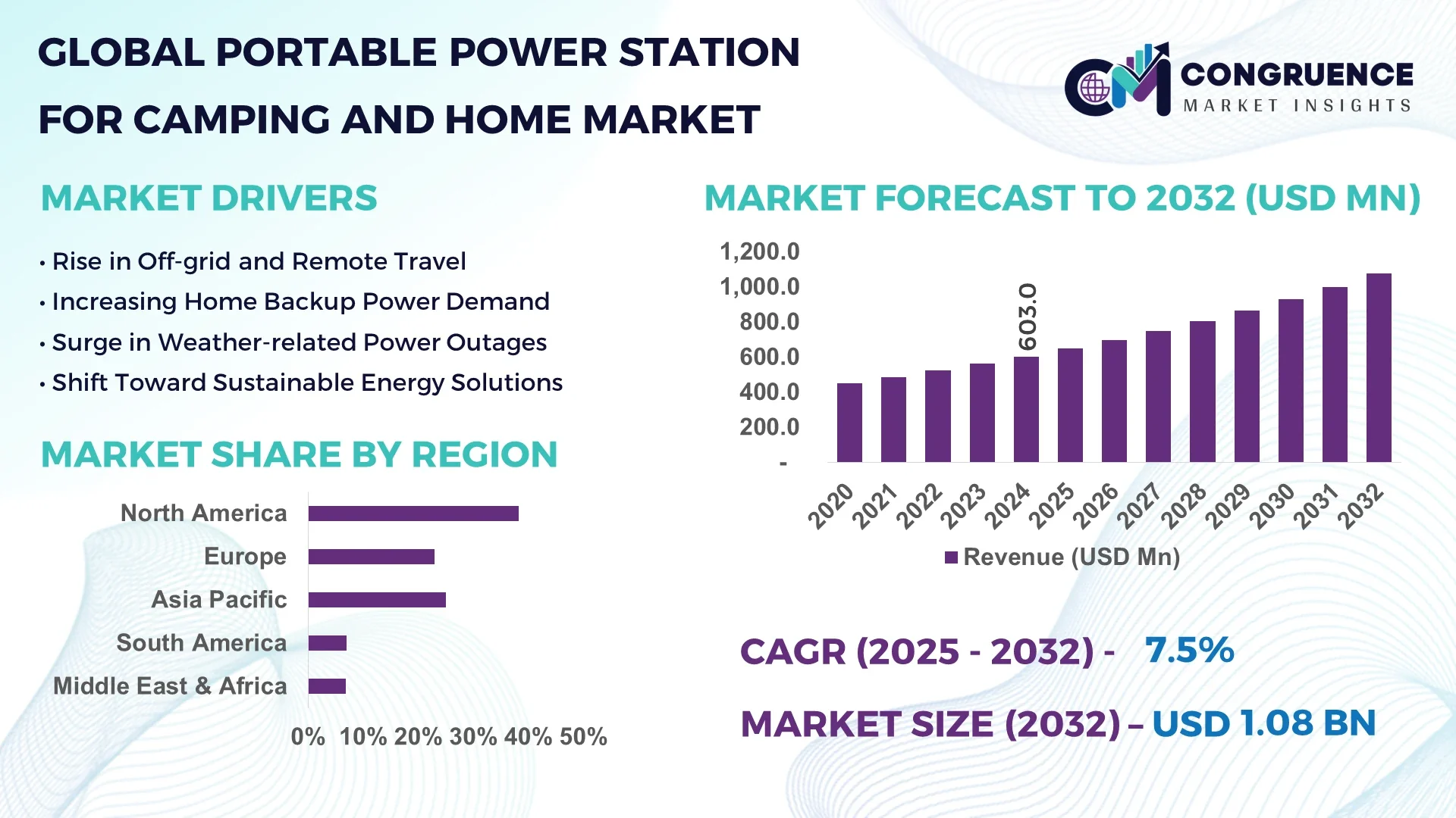 Portable Power Station for Camping and Home Market
