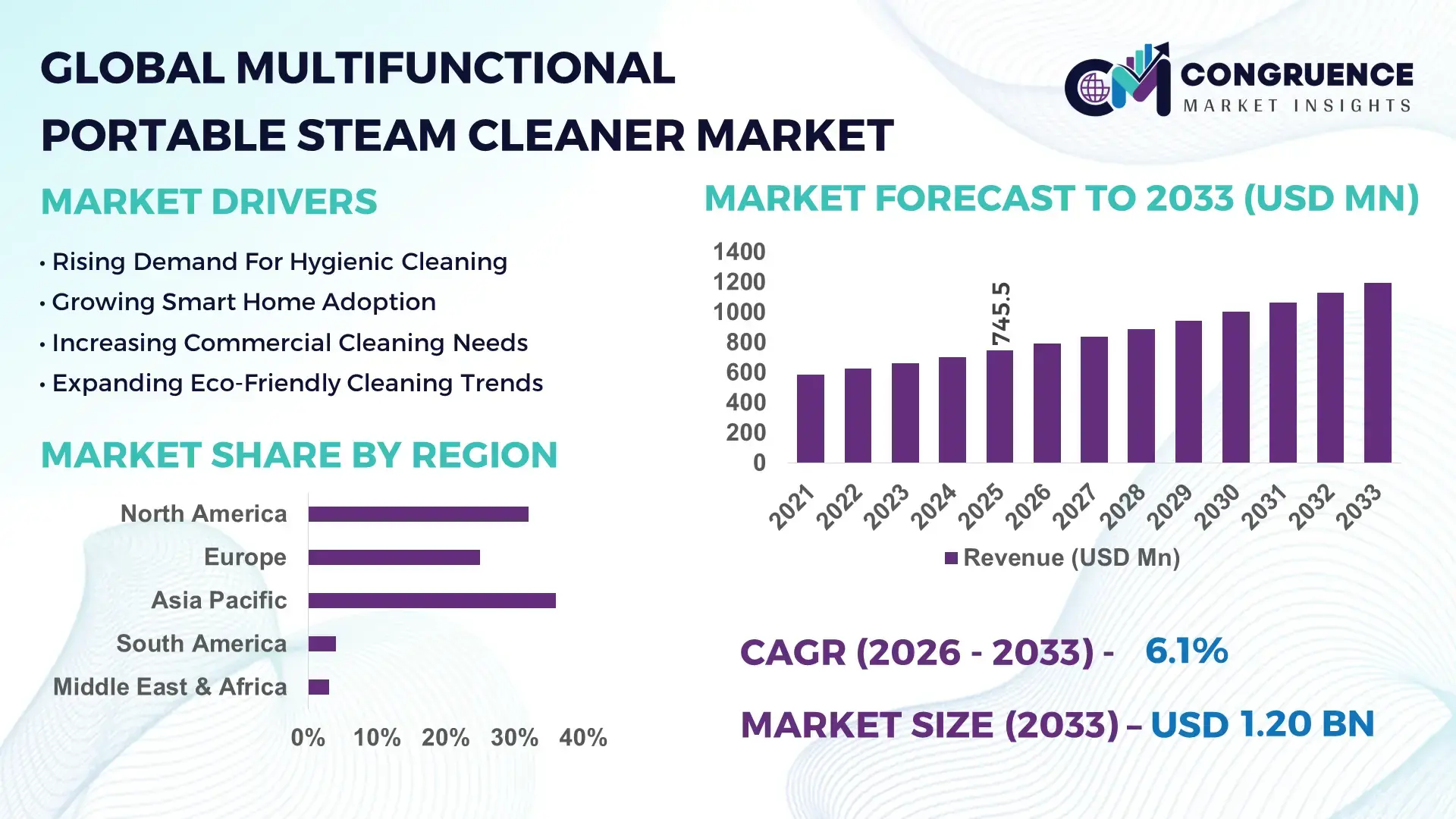 Multifunctional Portable Steam Cleaner Market