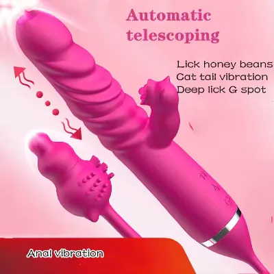 Vibrador con colita - miniatura 2