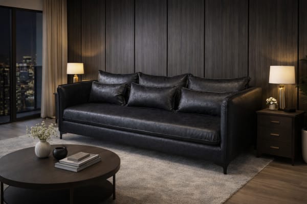 sofa negro
