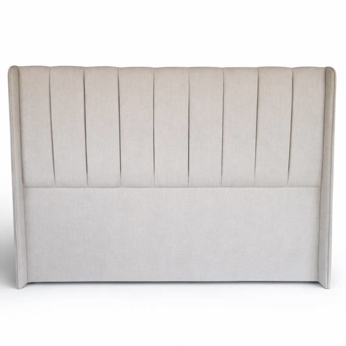 Respaldo cama 2 plazas crema
