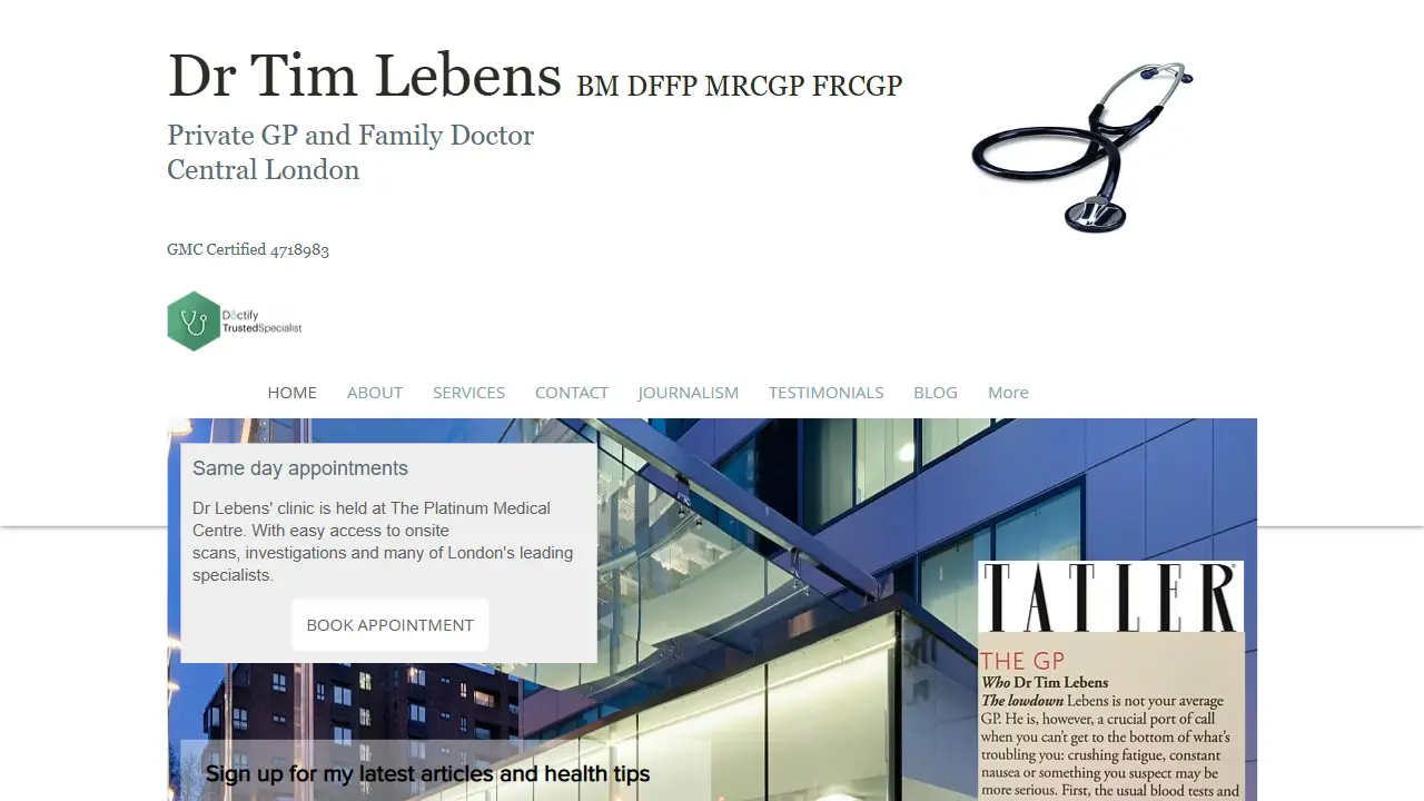 Dr Tim Lebens