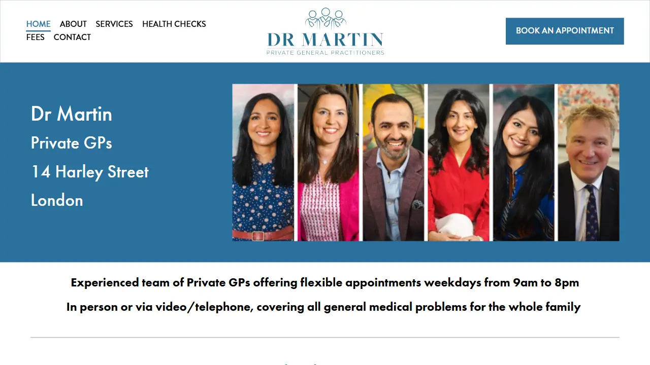 Dr Martin - Private GPs - 14 Harley Street London