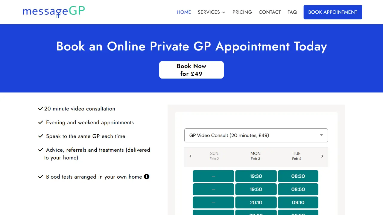messageGP Private GP Clinic