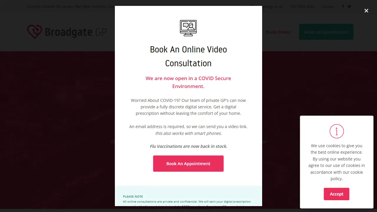 Broadgate General Practice | Sexual Health Clinic London