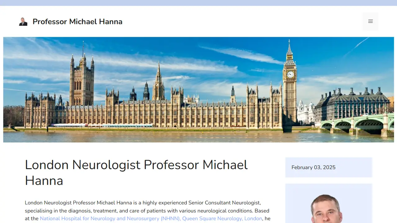 Professor Michael G. Hanna