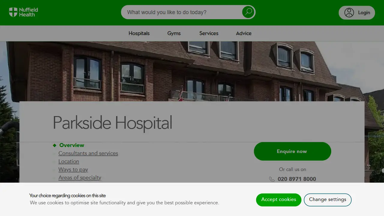 Nuffield Health Parkside Hospital