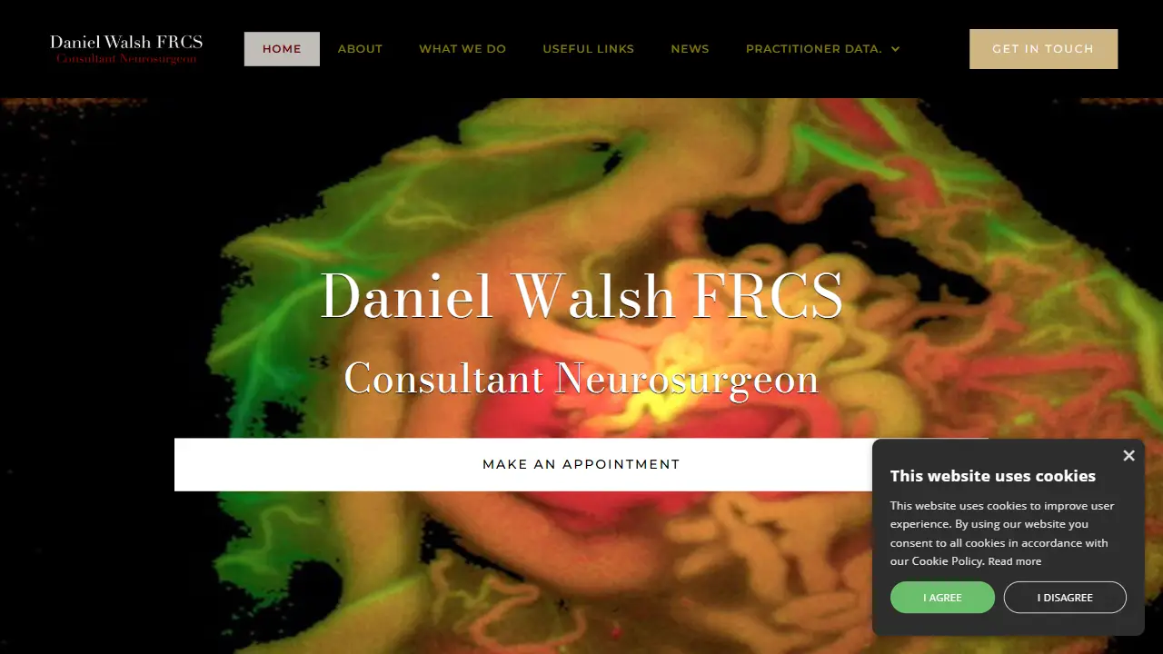 Daniel Walsh FRCS, Consultant Neurosurgeon