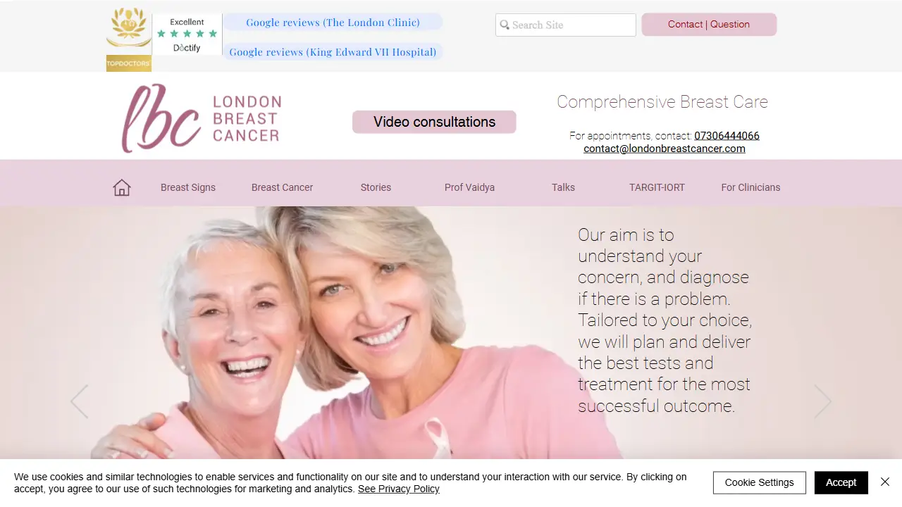 London Breast Cancer - Prof Jayant Vaidya