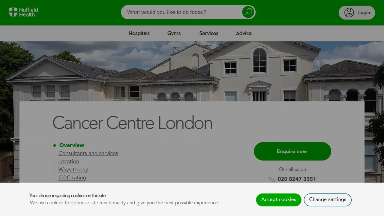 Cancer Centre London (previously Nuffield Health)