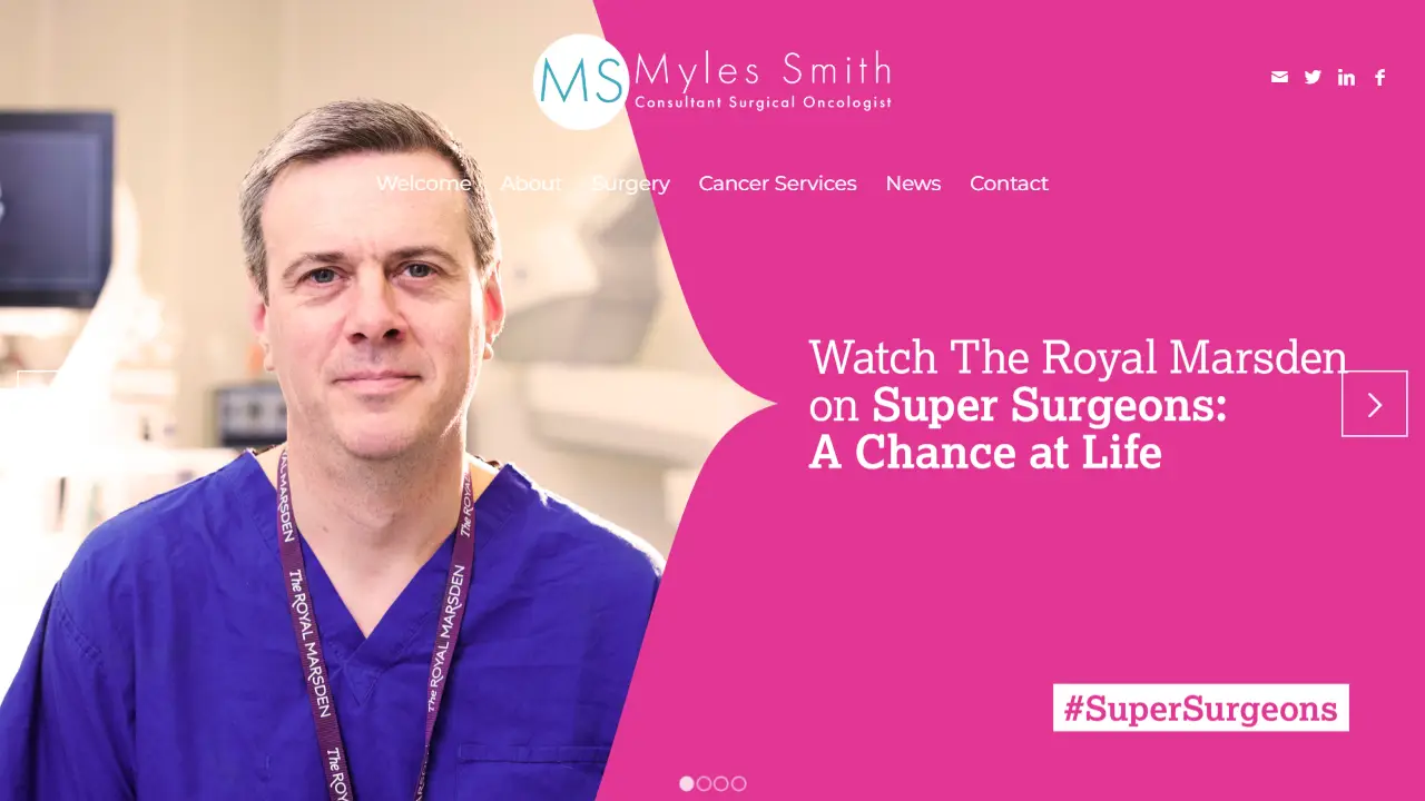 Mr. Myles Smith, General Surgeon and Surgical Oncologist