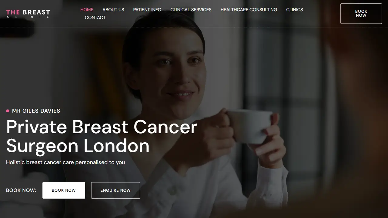 Mr Giles Davies Director of Breast Surgery