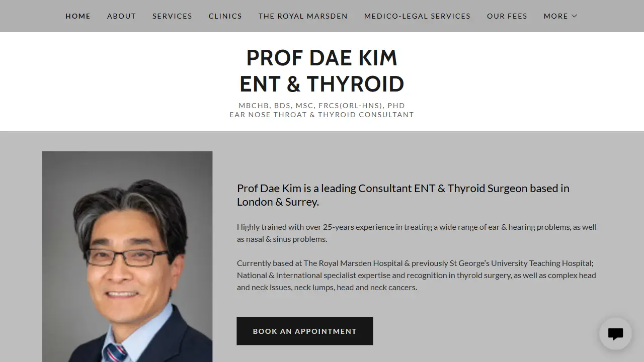 Prof Dae Kim, Consultant ENT & Thyroid Surgeon