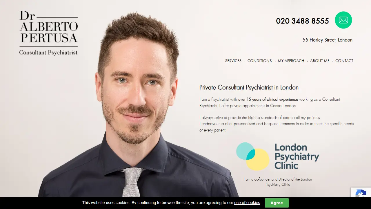Dr Alberto Pertusa Consultant Psychiatrist