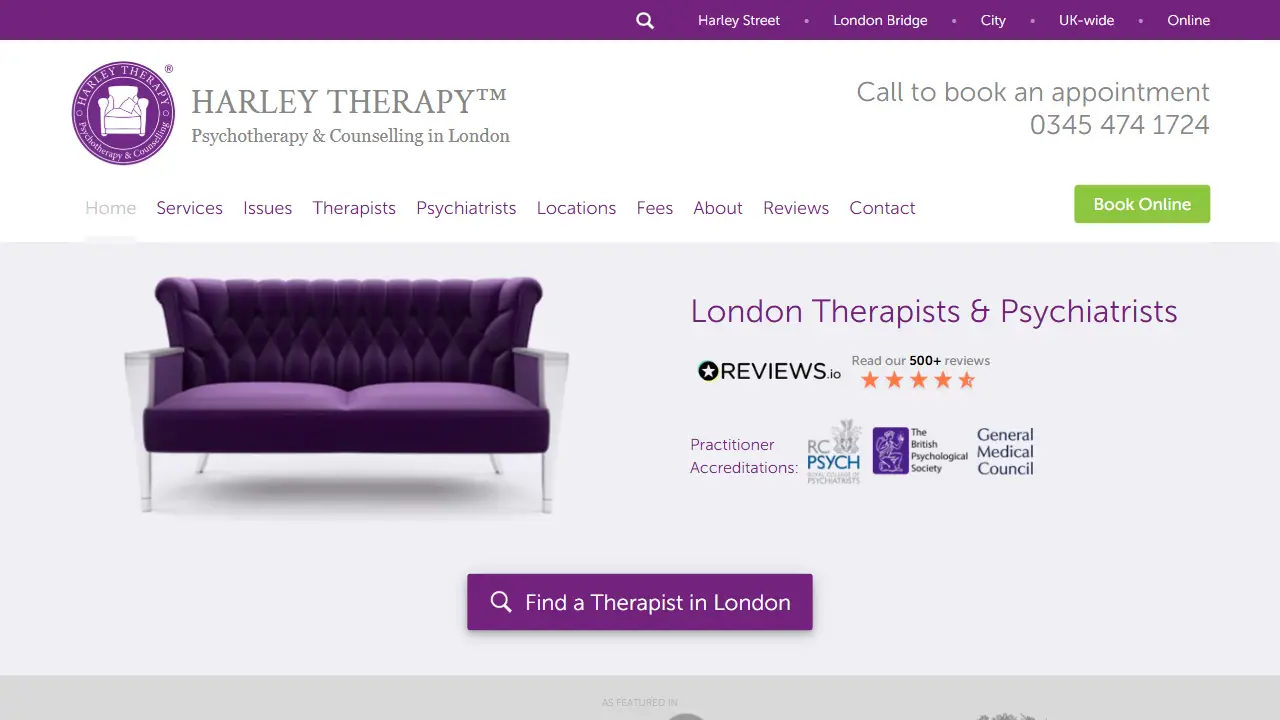 Harley Therapy - Psychotherapy & Counselling - London Bridge