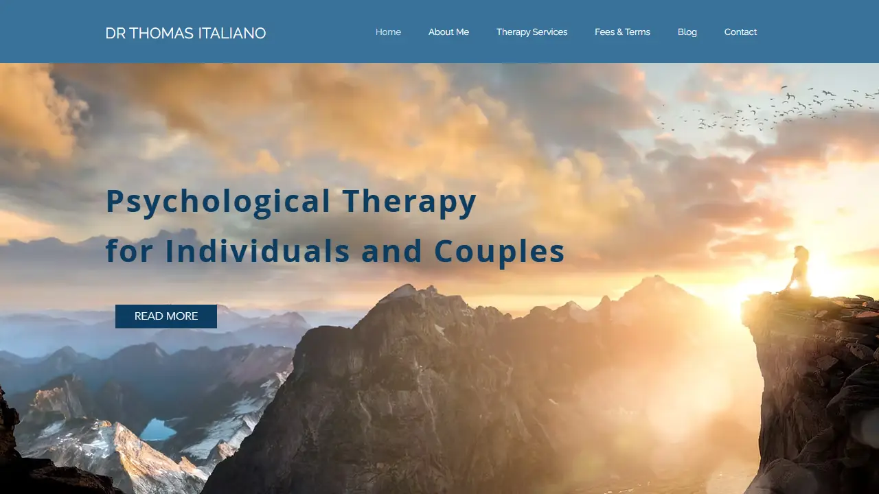 Dr Thomas Italiano Therapy & Counselling, Canary Wharf, London