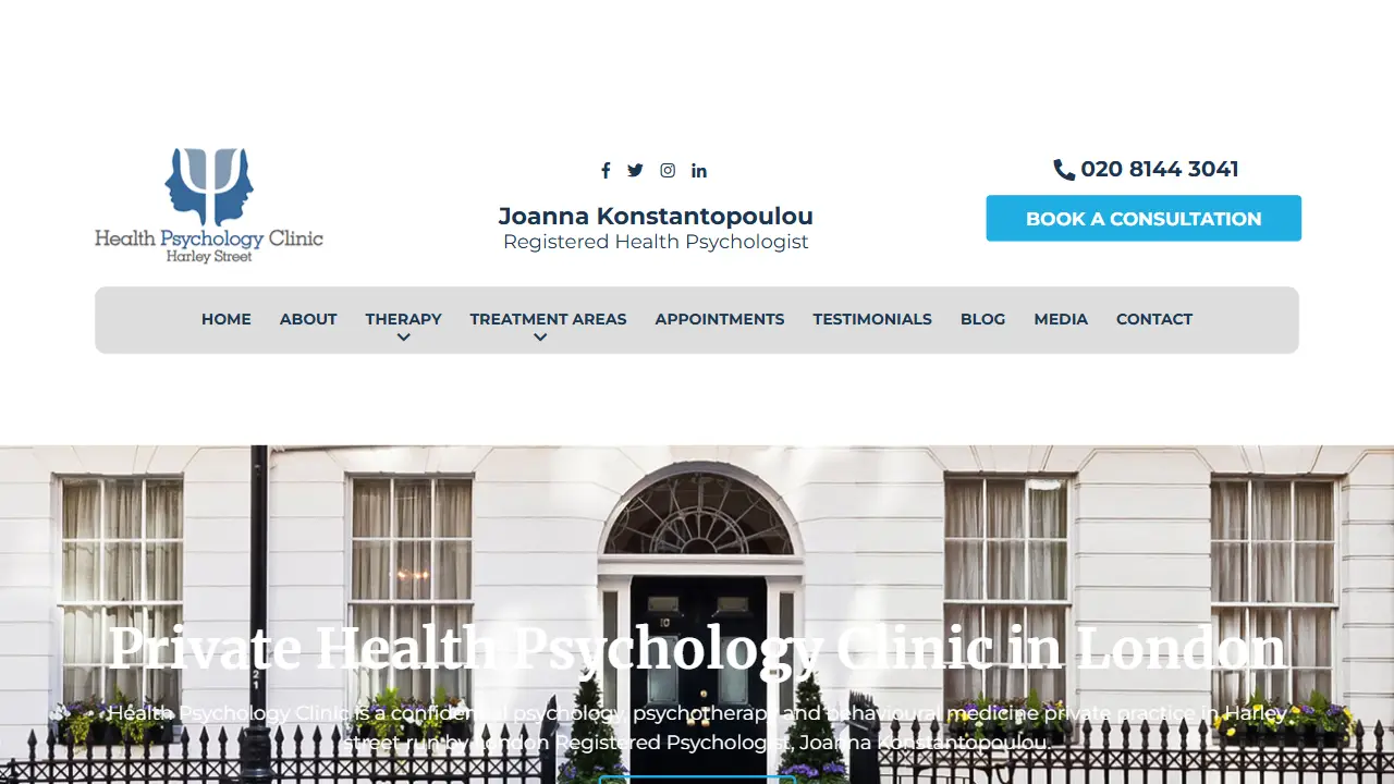 Joanna Konstantopoulou - Health Psychology Clinic