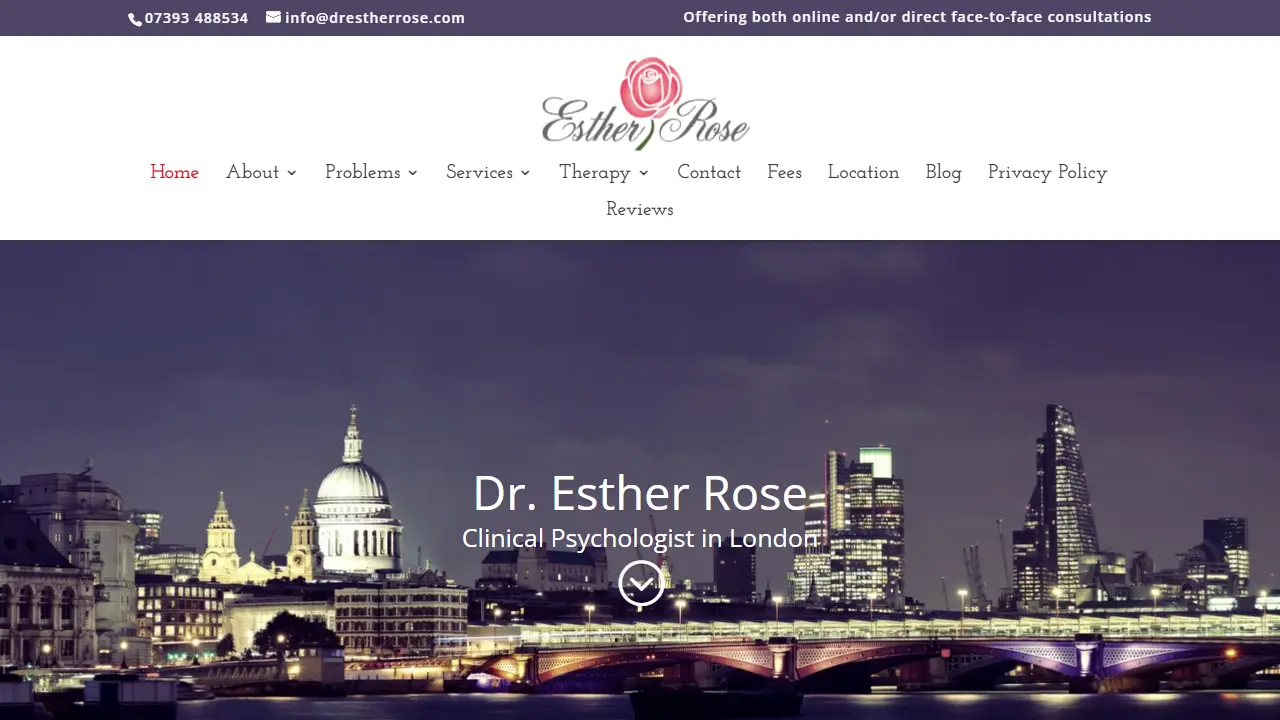 Dr Esther Rose Clinical Psychologist