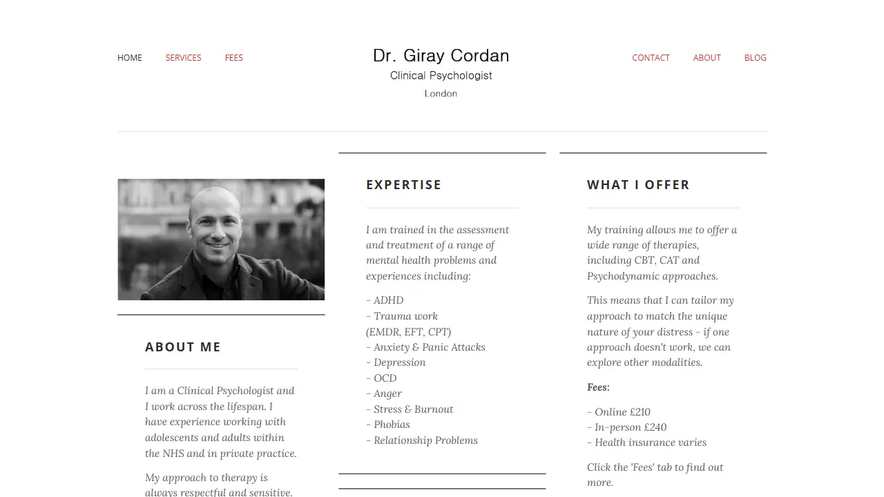 Dr Giray Cordan