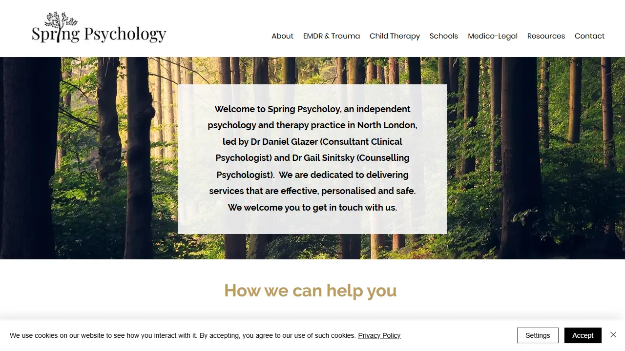 Spring Psychology - Psychologists in North London