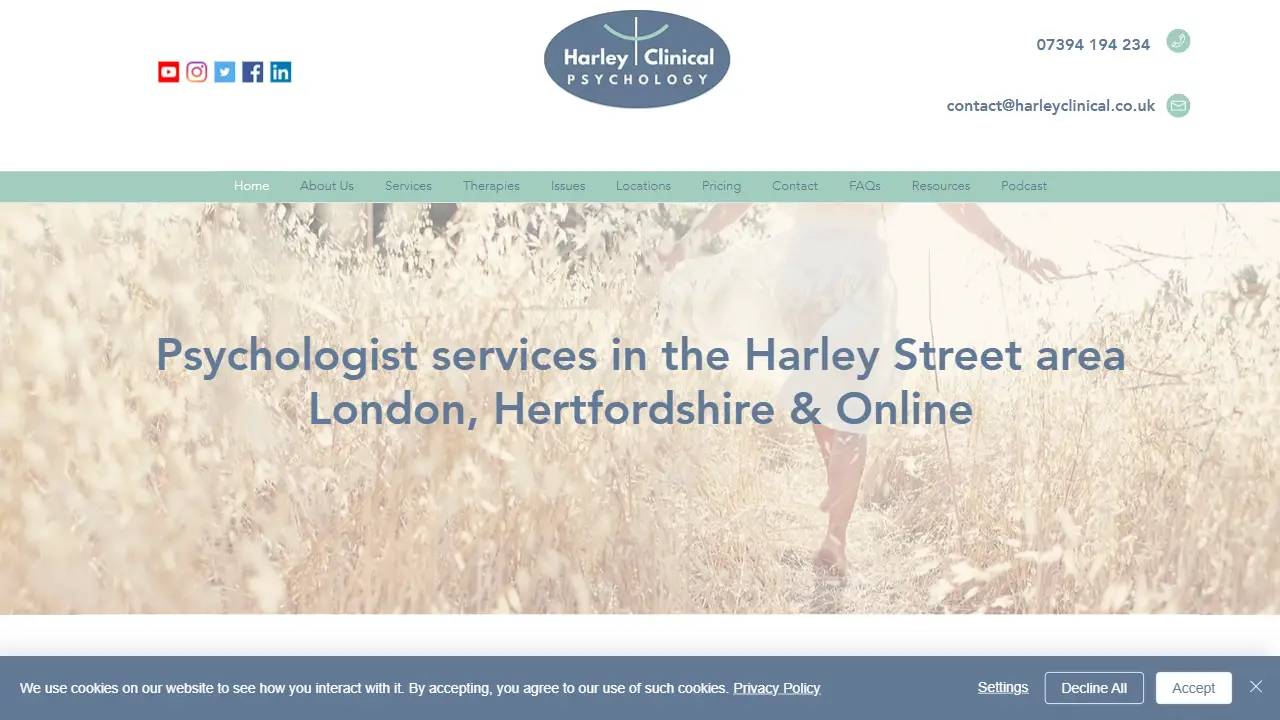 Harley Clinical Psychology