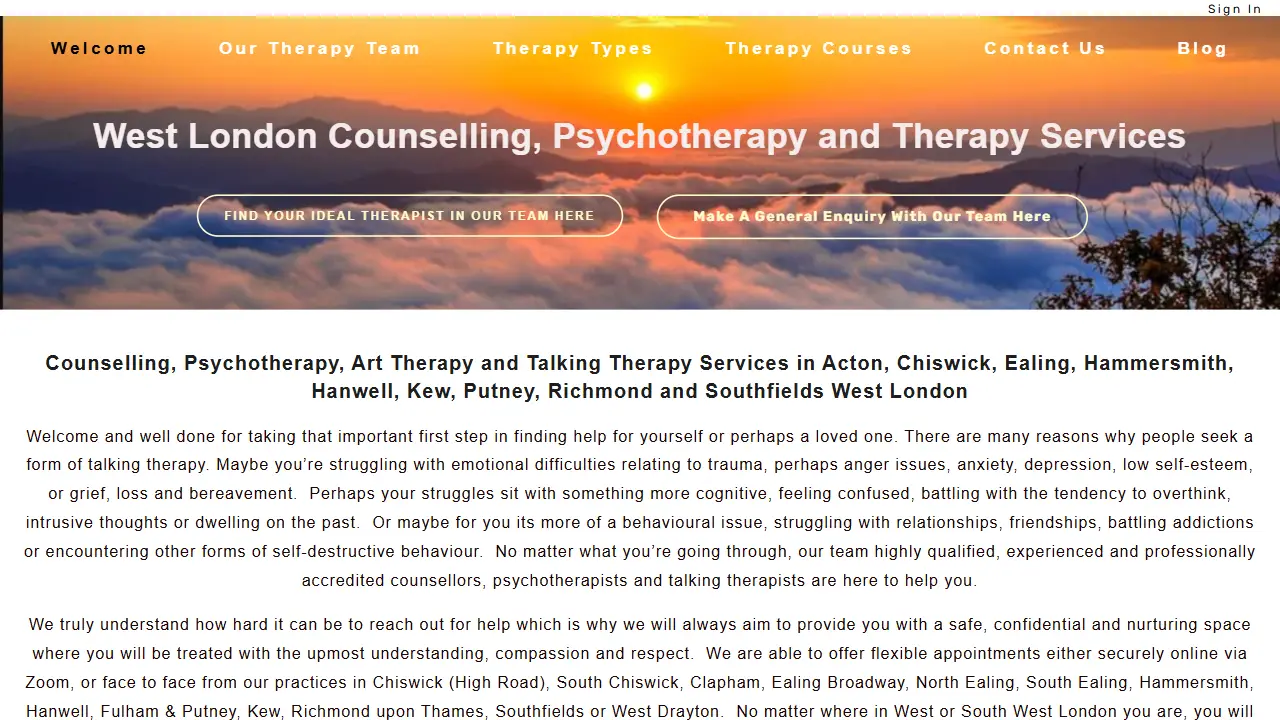 West London Counselling and Psychotherapy Services