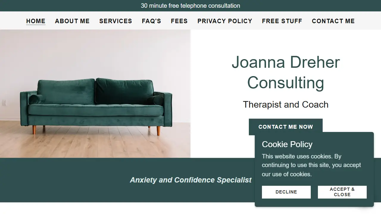 Joanna Dreher Consulting - Counsellor and Coach