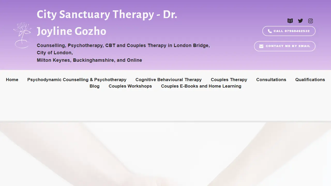 City Sanctuary Therapy- Dr Joyline Gozho