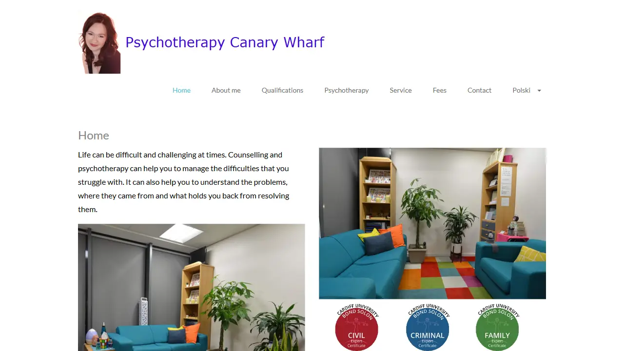 Psychotherapy Canary Wharf