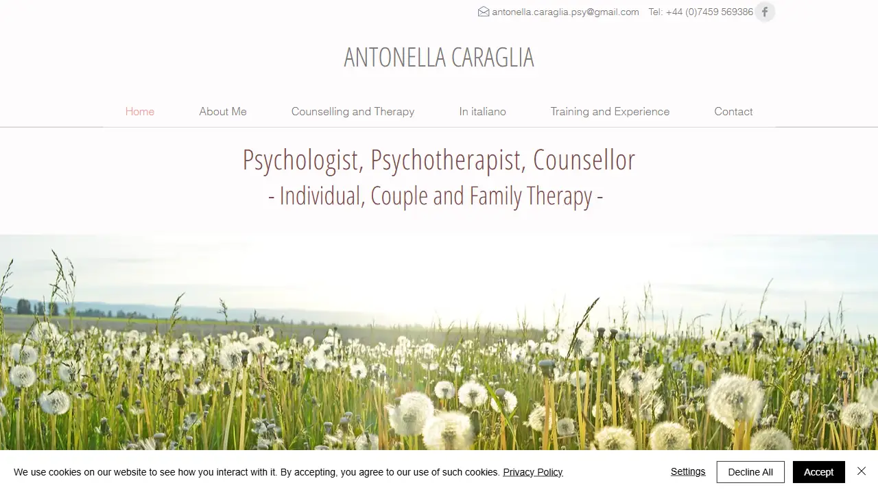 Antonella Caraglia Psychotherapist