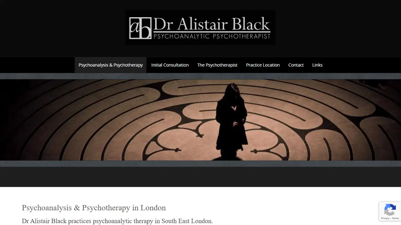 Alistair Black Psychoanalytic Psychotherapist