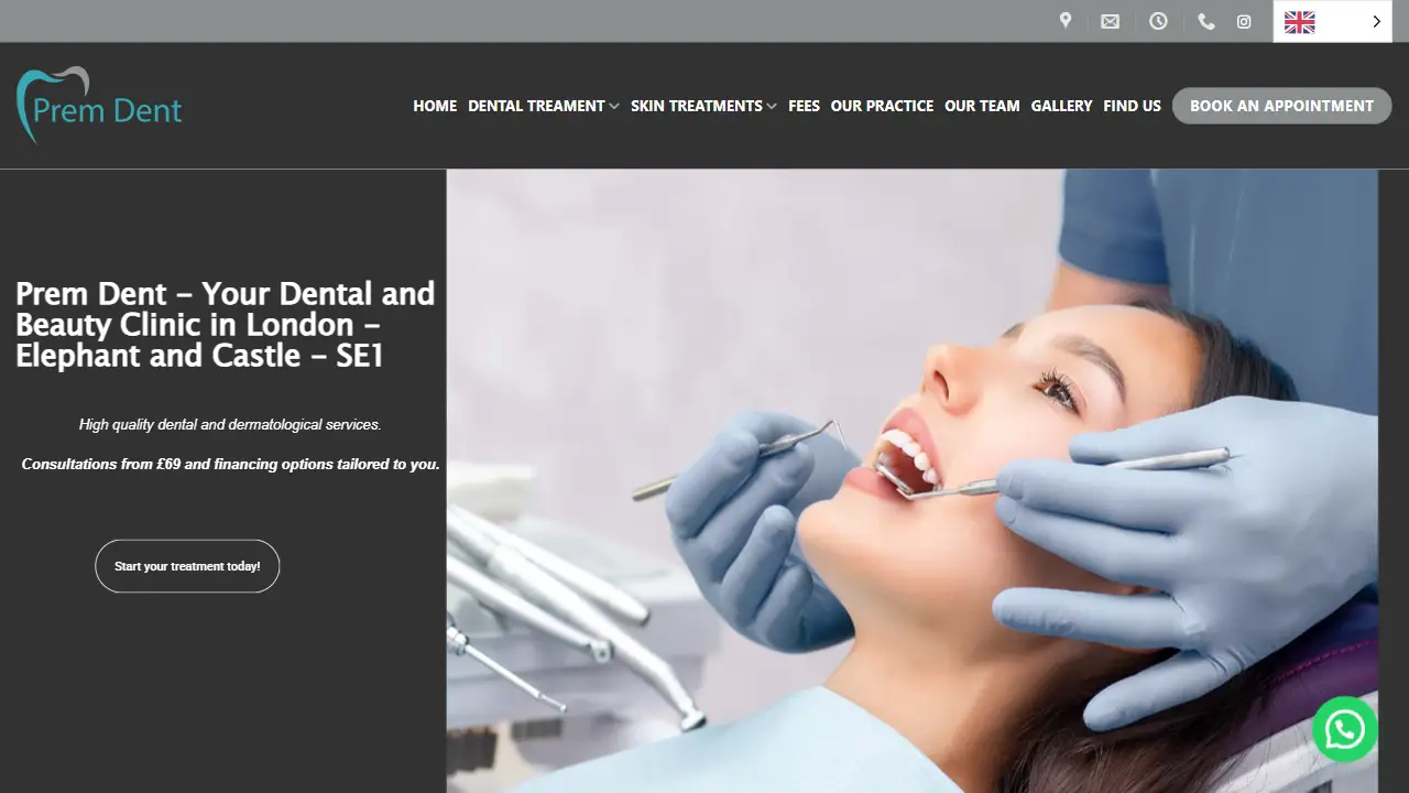 Prem Dent - Your Dental and Beauty Clinic in London - SE1
