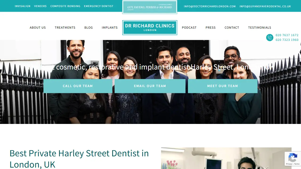 Dr Richard Clinics London