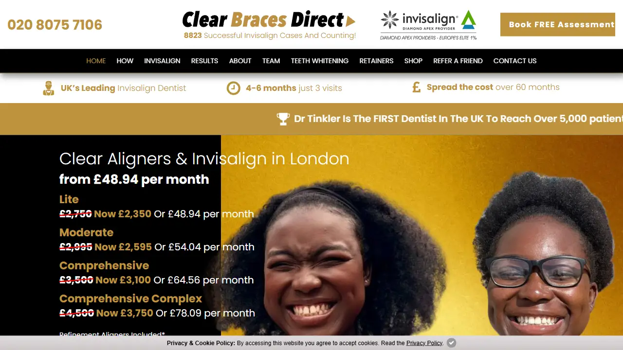 Clear Braces Direct