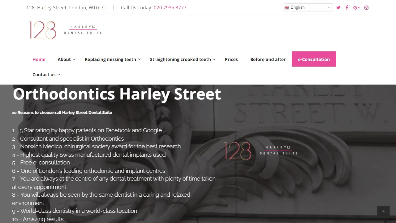 128 Harley Street Dental Suite