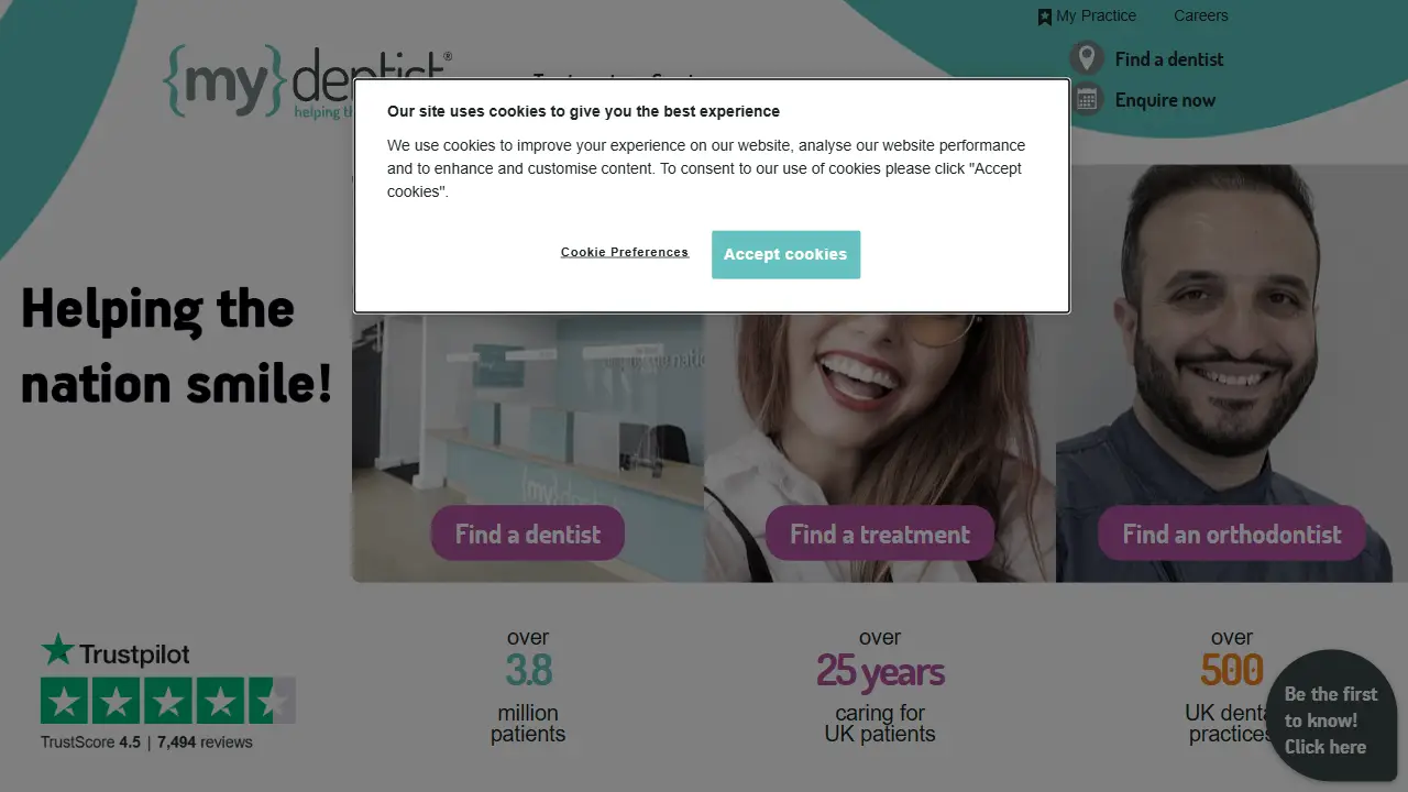mydentist, myorthodontist, New London Road, Chelmsford