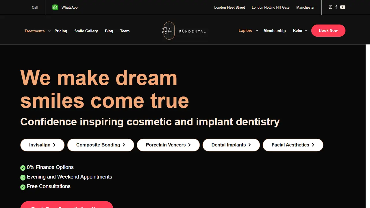 Ruh Dental - Fleet Street
